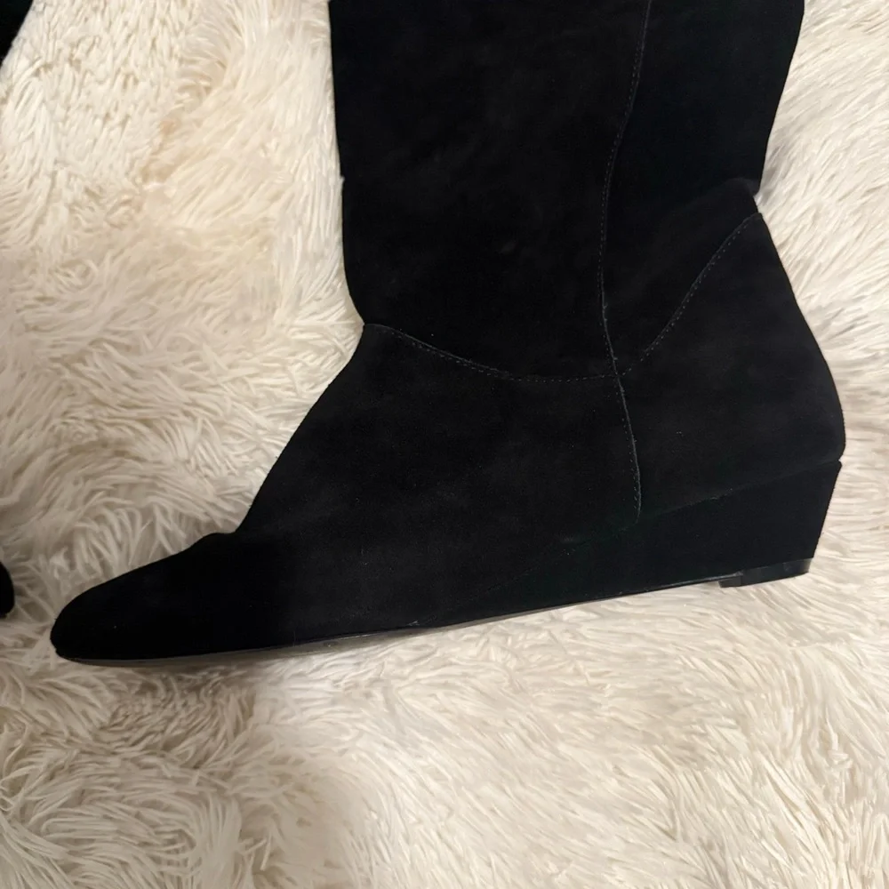 Steve Madden Black Knee-High Women's Boots